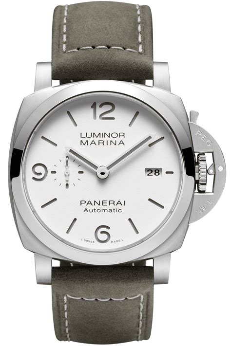 panerai white dial 44mm automatic|pam1314.